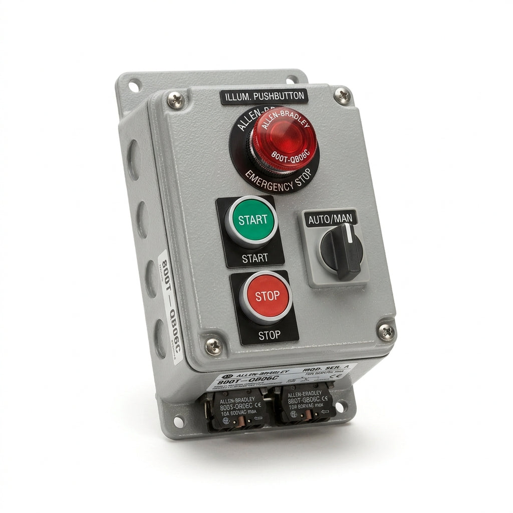ALLEN-BRADLEY 800T-QB06C BOTONES PULSADORES BOTONERAS Y ACCESORIOS