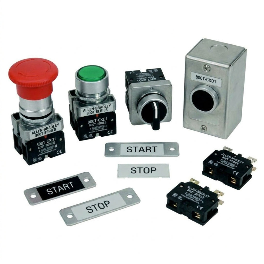 ALLEN-BRADLEY 800T-CXD1 BOTONES PULSADORES BOTONERAS Y ACCESORIOS