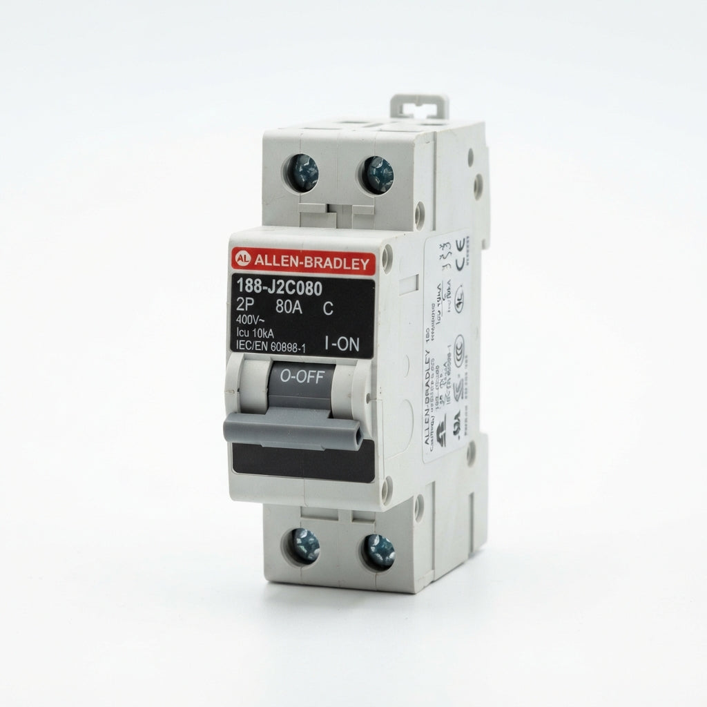 ALLEN-BRADLEY 188-J2C080 INTERRUPTORES TERMOMAGNETICOS MINIATURA RIEL DIN
