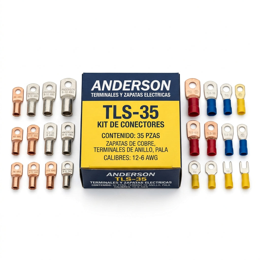 ANDERSON TLS-35 TERMINALES Y ZAPATAS ELECTRICAS