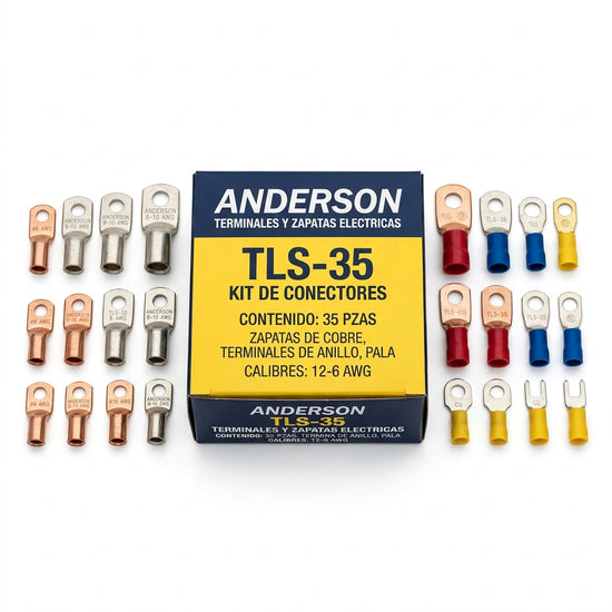 ANDERSON TLS-35 TERMINALES Y ZAPATAS ELECTRICAS