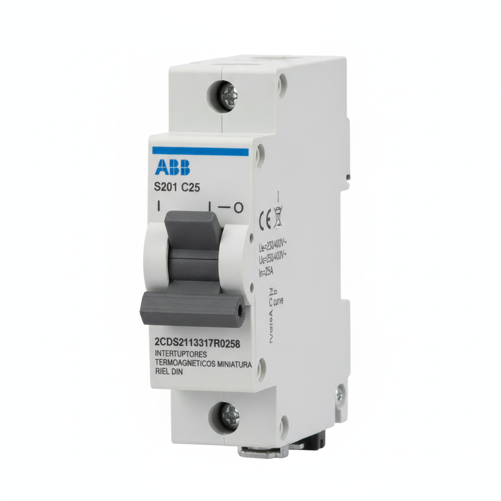 ABB 2CDS271317R0258 INTERRUPTORES TERMOMAGNETICOS MINIATURA RIEL DIN