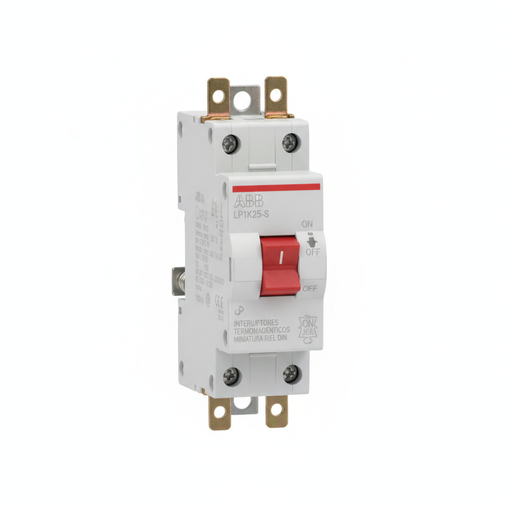 ABB LP1K25-S INTERRUPTORES TERMOMAGNETICOS MINIATURA RIEL DIN