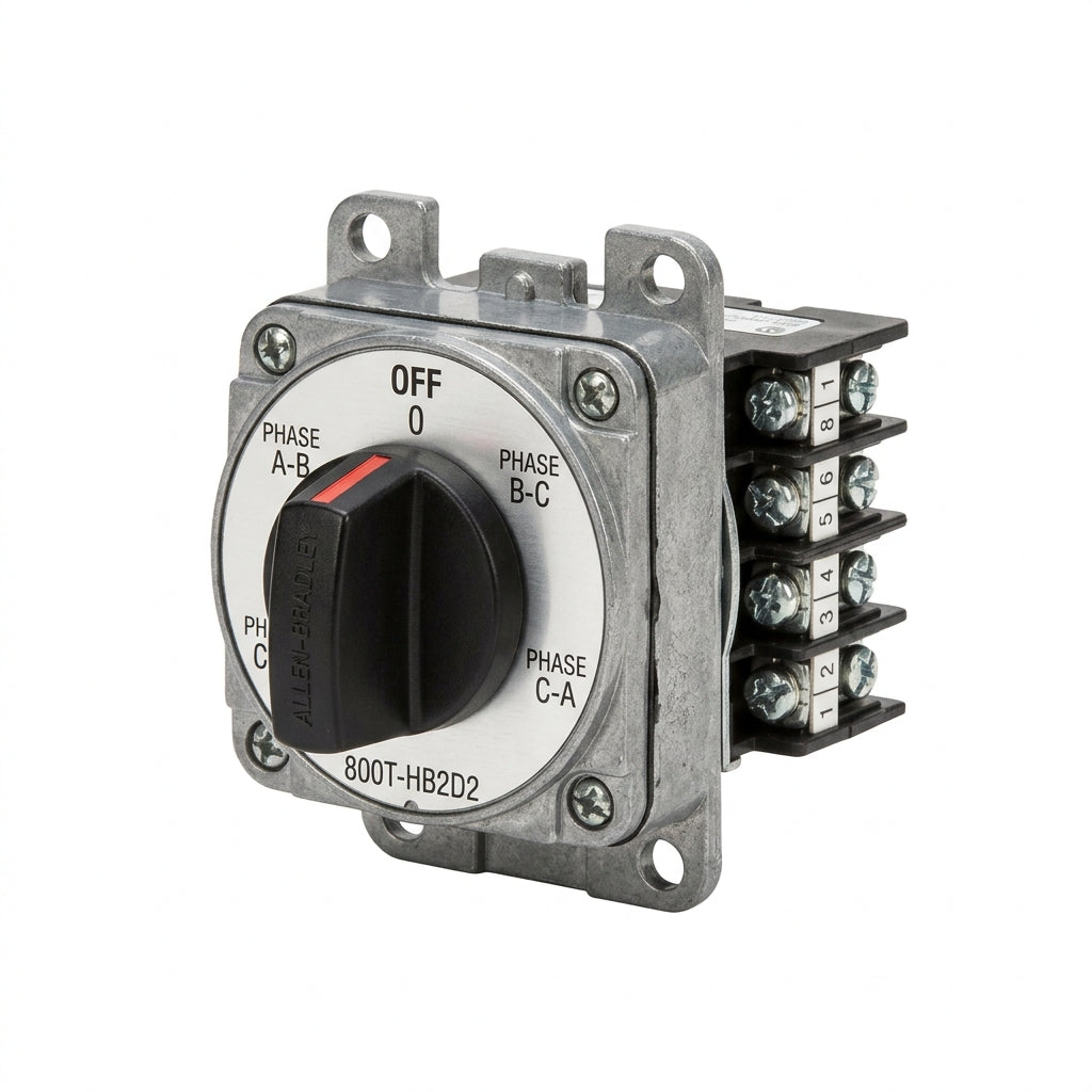 ALLEN-BRADLEY 800T-HB2D2 SELECTORES Y CONMUTADORES DE FASE - LEVAS
