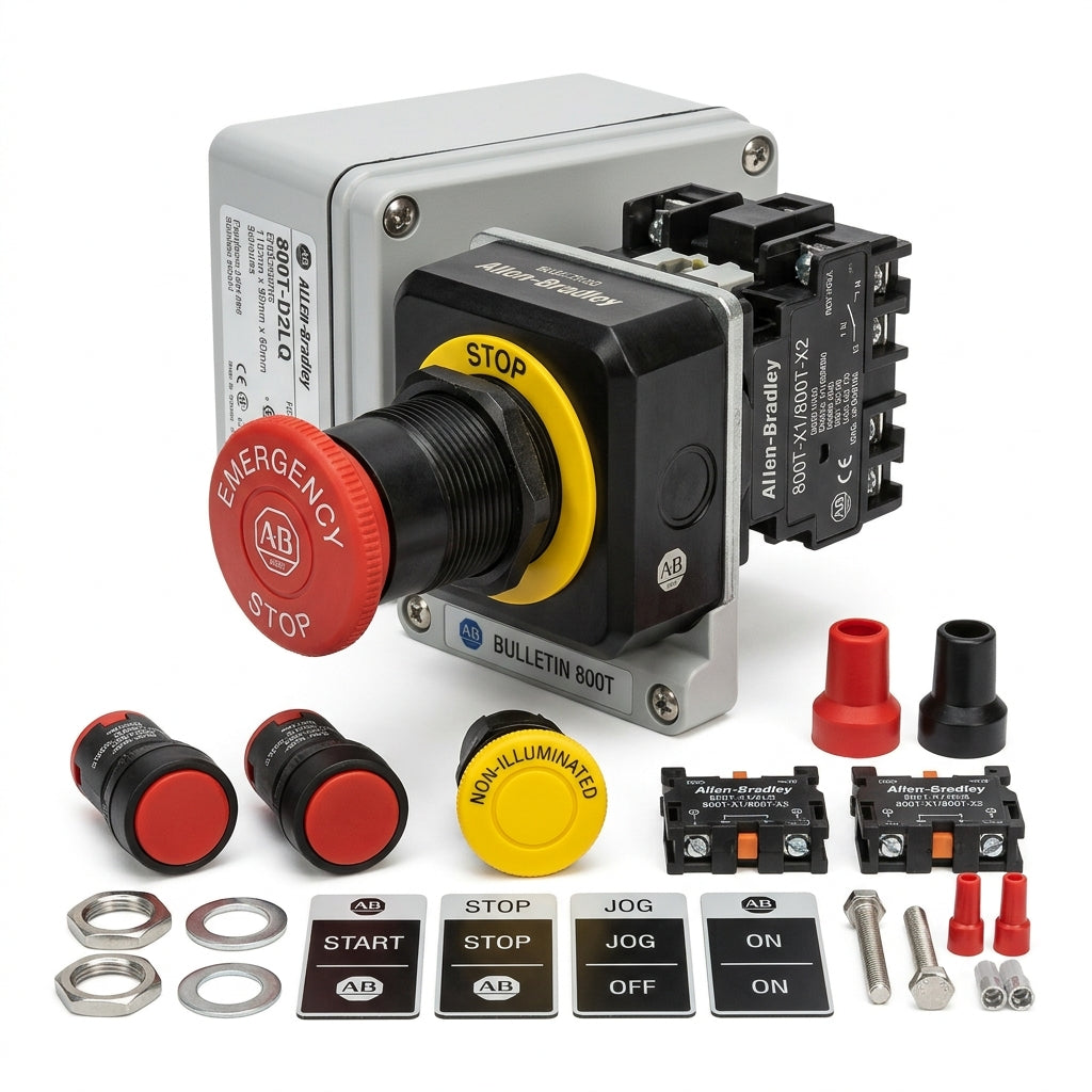 ALLEN-BRADLEY 800T-D2LQ BOTONES PULSADORES BOTONERAS Y ACCESORIOS