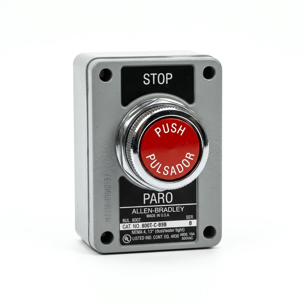 ALLEN-BRADLEY 800T-C-B9B BOTONES PULSADORES BOTONERAS Y ACCESORIOS