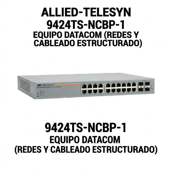 ALLIED-TELESYN 9424TS-NCBP-1 EQUIPO DATACOM (REDES Y CABLEADO ESTRUCTURADO)