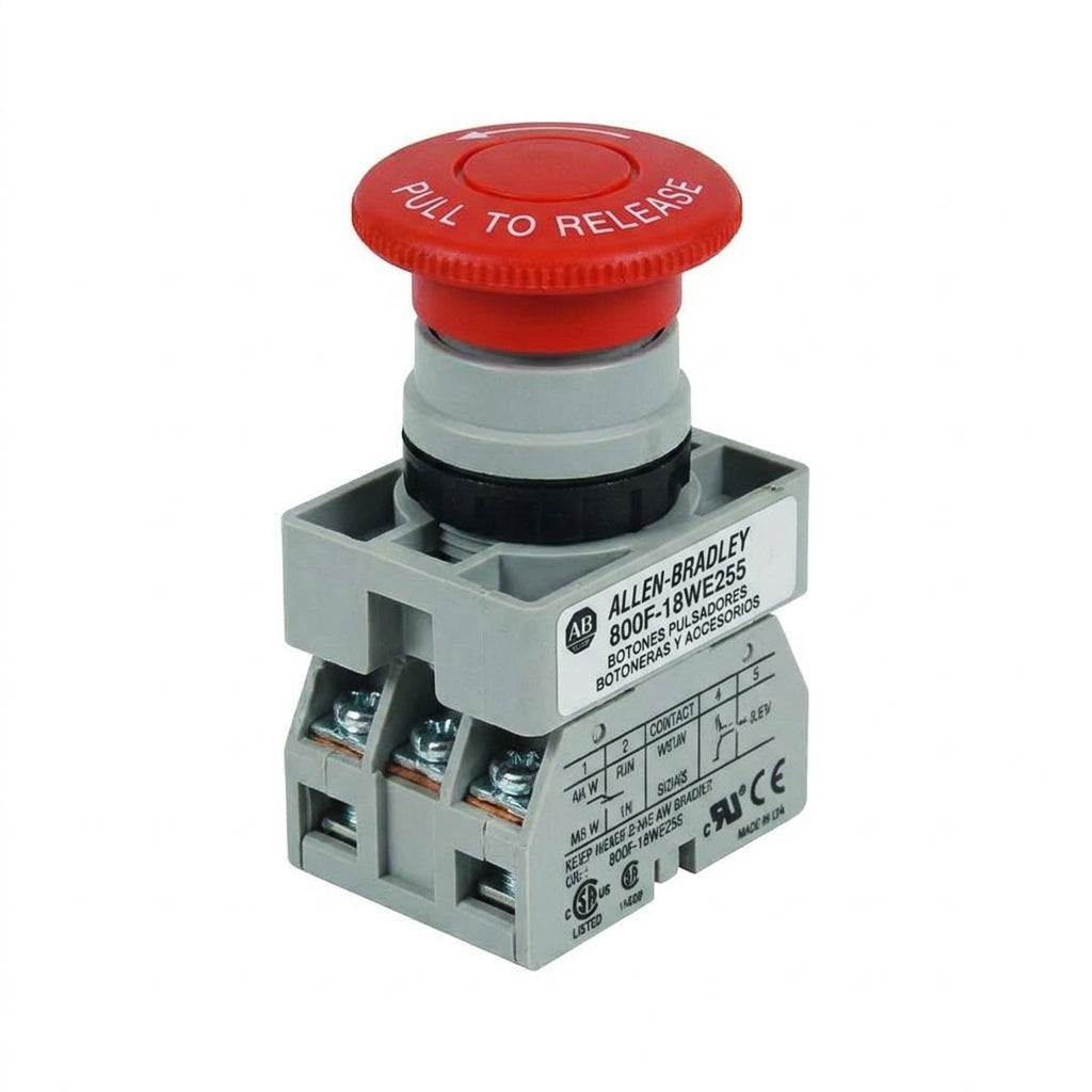ALLEN-BRADLEY 800F-18WE255 BOTONES PULSADORES BOTONERAS Y ACCESORIOS