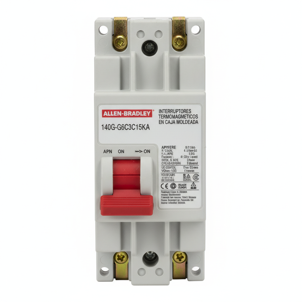 ALLEN-BRADLEY 140G-G6C3C15KA INTERRUPTORES TERMOMAGNETICOS EN CAJA MOLDEADA