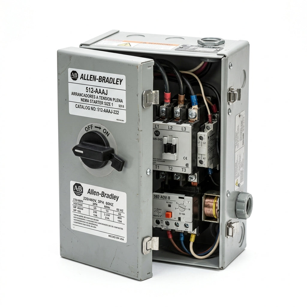 ALLEN-BRADLEY 512-AAAJ ARRANCADORES A TENSION PLENA