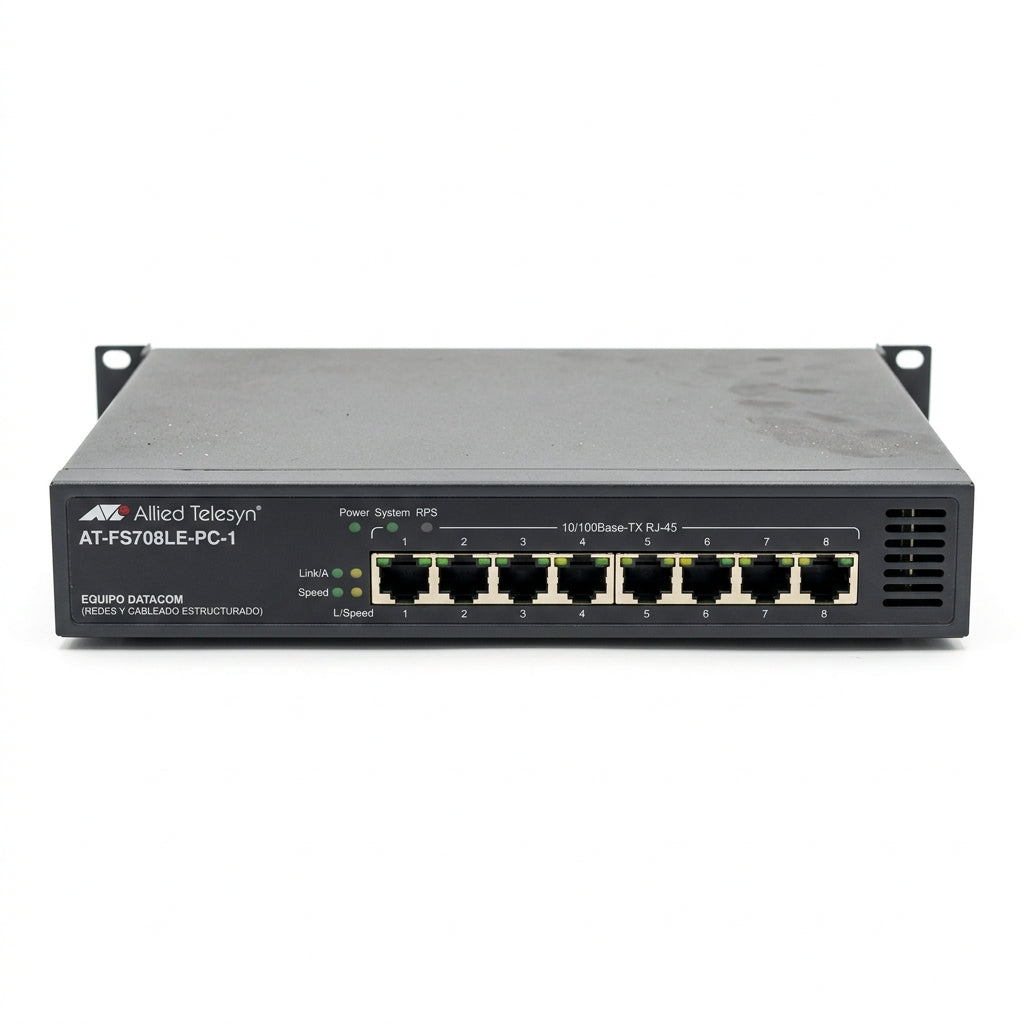 ALLIED-TELESYN AT-FS708LE-PC-1 EQUIPO DATACOM (REDES Y CABLEADO ESTRUCTURADO)