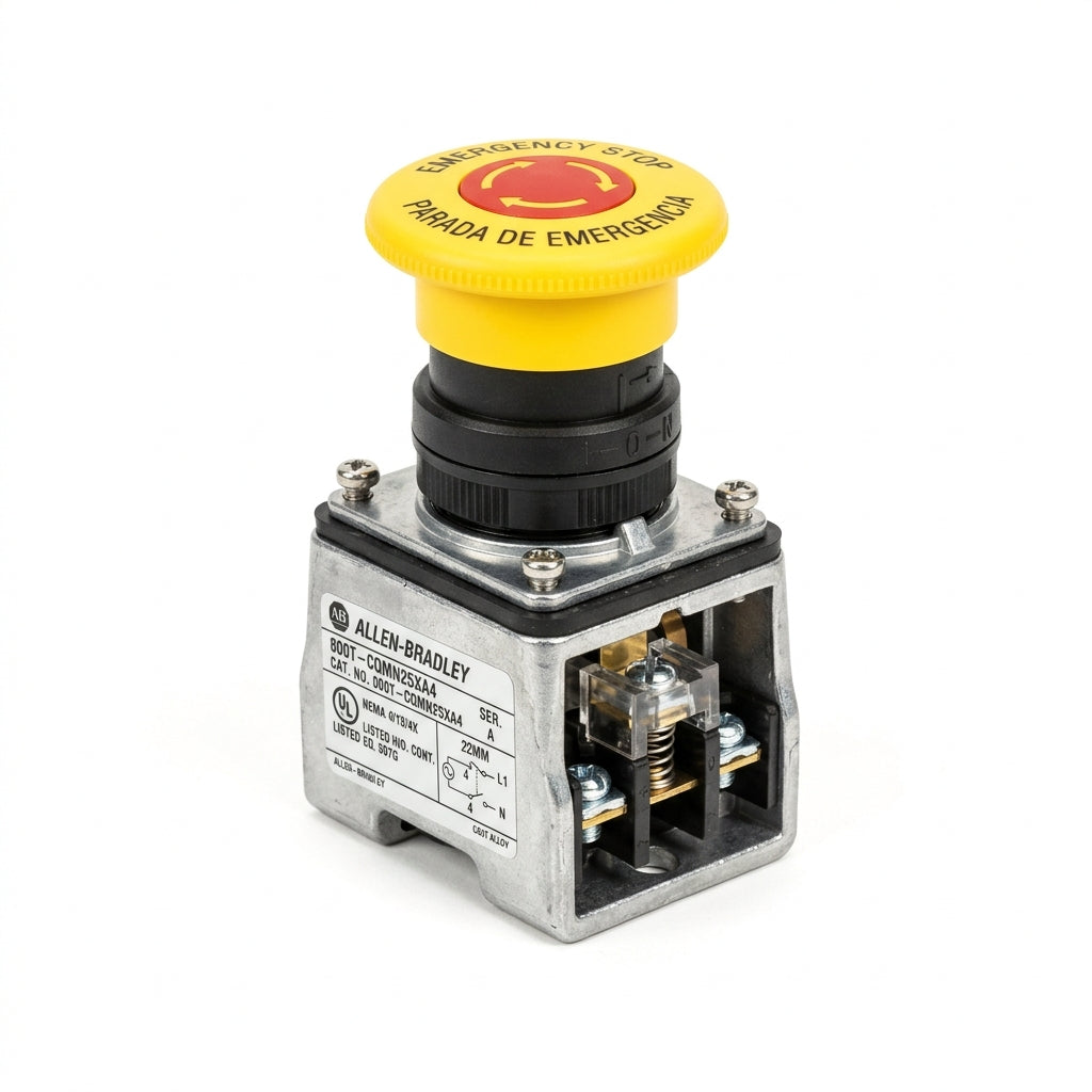 ALLEN-BRADLEY 800T-CQMN25XA4 BOTONES PULSADORES BOTONERAS Y ACCESORIOS