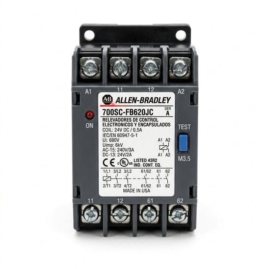 ALLEN-BRADLEY 700SCFB620JC RELEVADORES DE CONTROL ELECTRONICOS Y ENCAPSULADOS