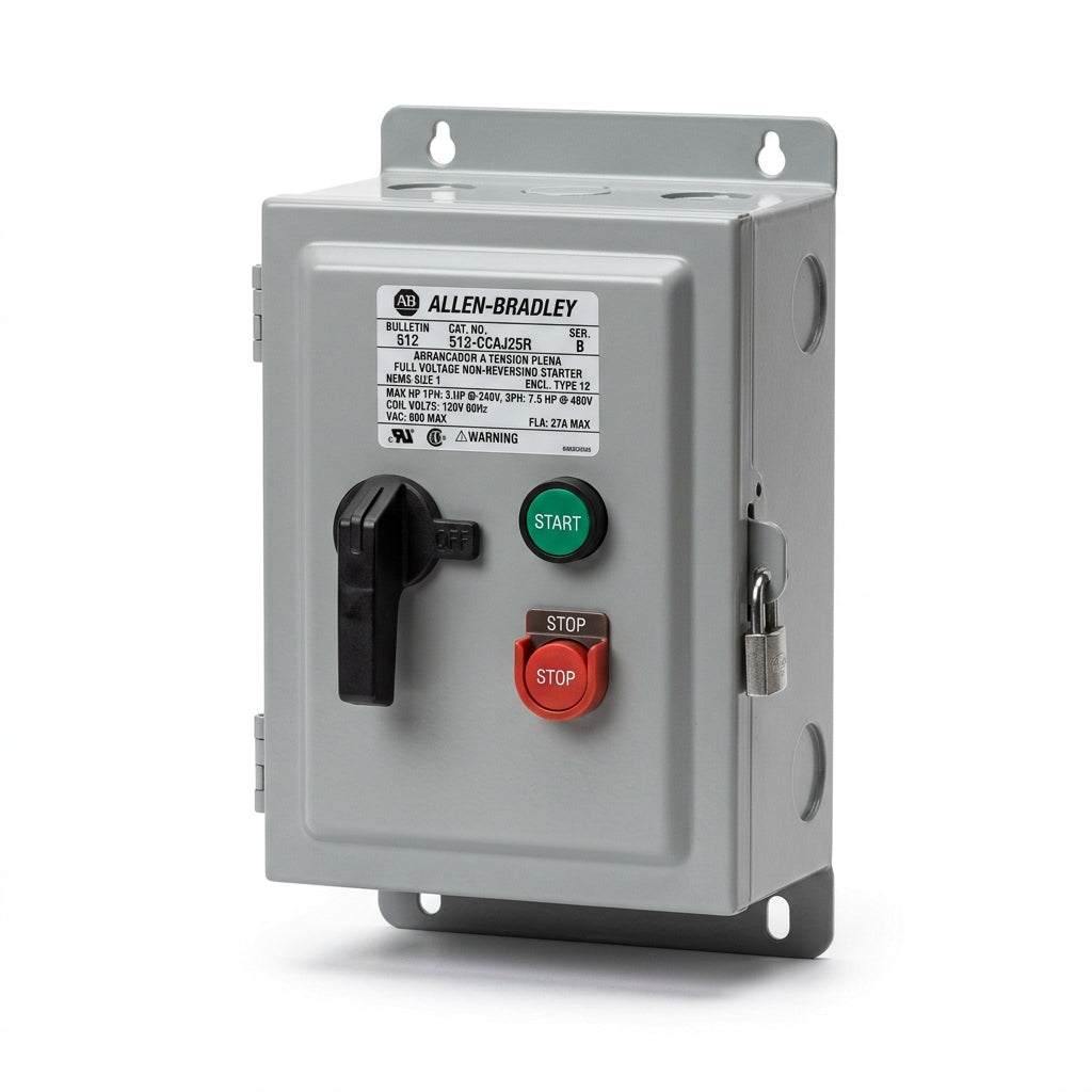 ALLEN-BRADLEY 512-CCAJ25R ARRANCADORES A TENSION PLENA
