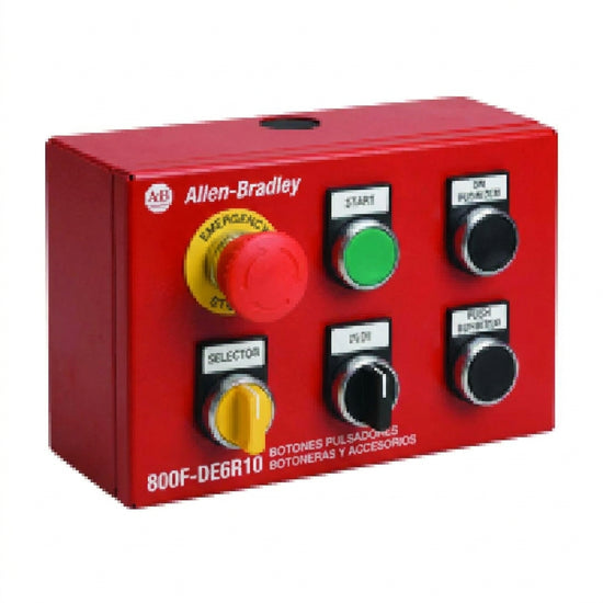 ALLEN-BRADLEY 800F-DE6R10 BOTONES PULSADORES BOTONERAS Y ACCESORIOS
