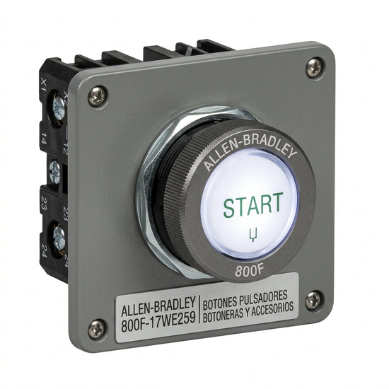 ALLEN-BRADLEY 800F-17WE259 BOTONES PULSADORES BOTONERAS Y ACCESORIOS