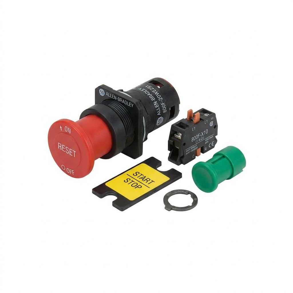 ALLEN-BRADLEY 800F-20WE291 BOTONES PULSADORES BOTONERAS Y ACCESORIOS
