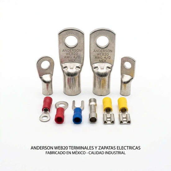 ANDERSON WEB20 TERMINALES Y ZAPATAS ELECTRICAS