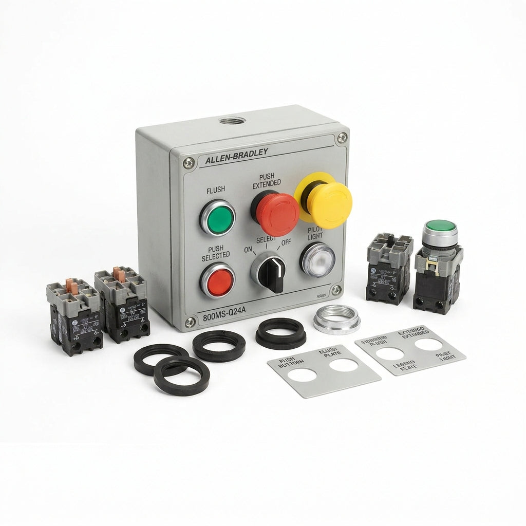 ALLEN-BRADLEY 800MS-Q24A BOTONES PULSADORES BOTONERAS Y ACCESORIOS