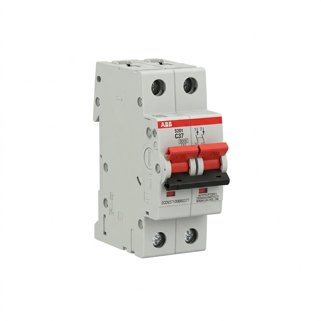 ABB 2CDV271006R0377 INTERRUPTORES TERMOMAGNETICOS MINIATURA RIEL DIN