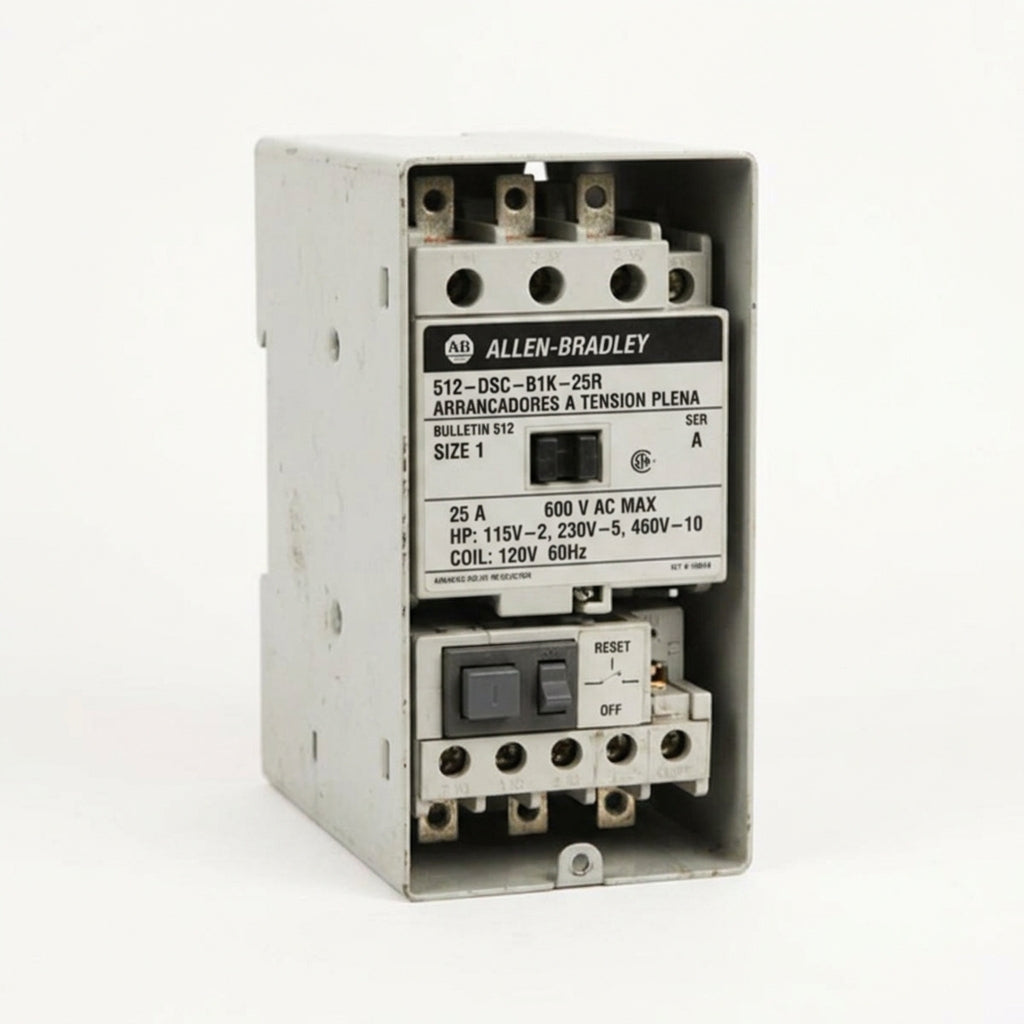 ALLEN-BRADLEY 512-DSC-B1K-25R ARRANCADORES A TENSION PLENA