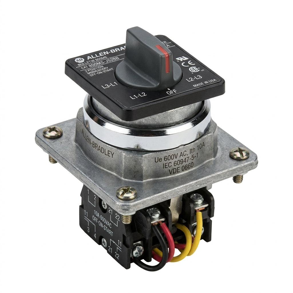 ALLEN-BRADLEY 800MS-J52BB SELECTORES Y CONMUTADORES DE FASE - LEVAS