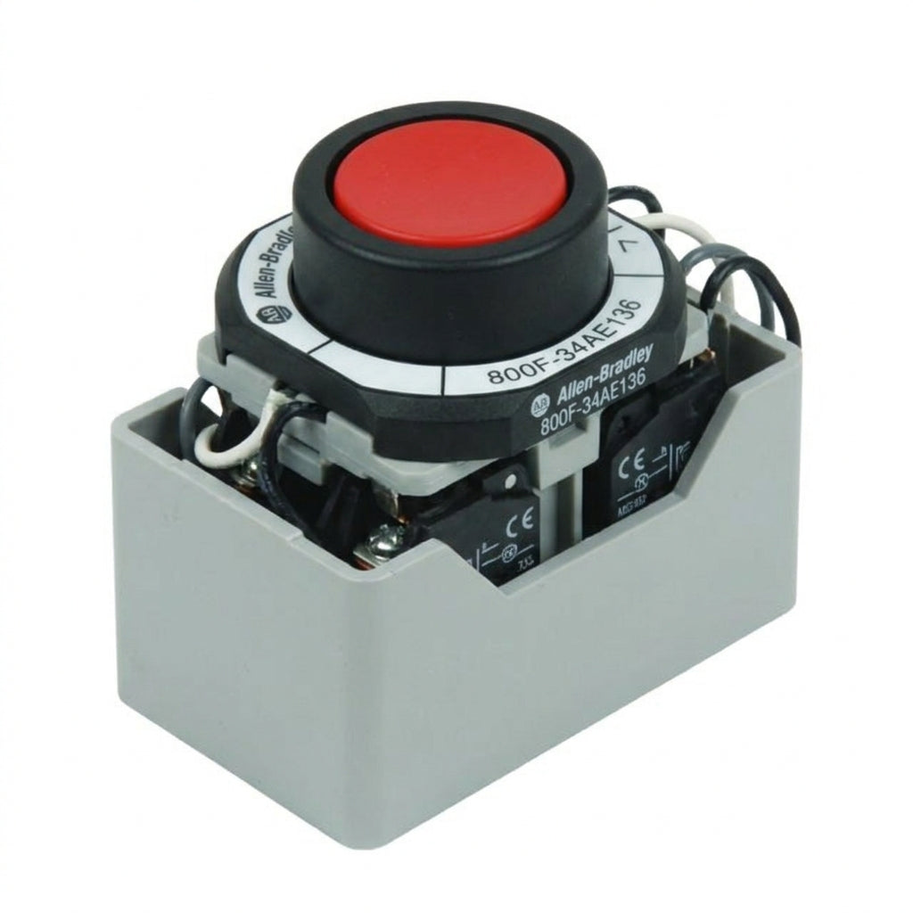 ALLEN-BRADLEY 800F-34AE136 BOTONES PULSADORES BOTONERAS Y ACCESORIOS