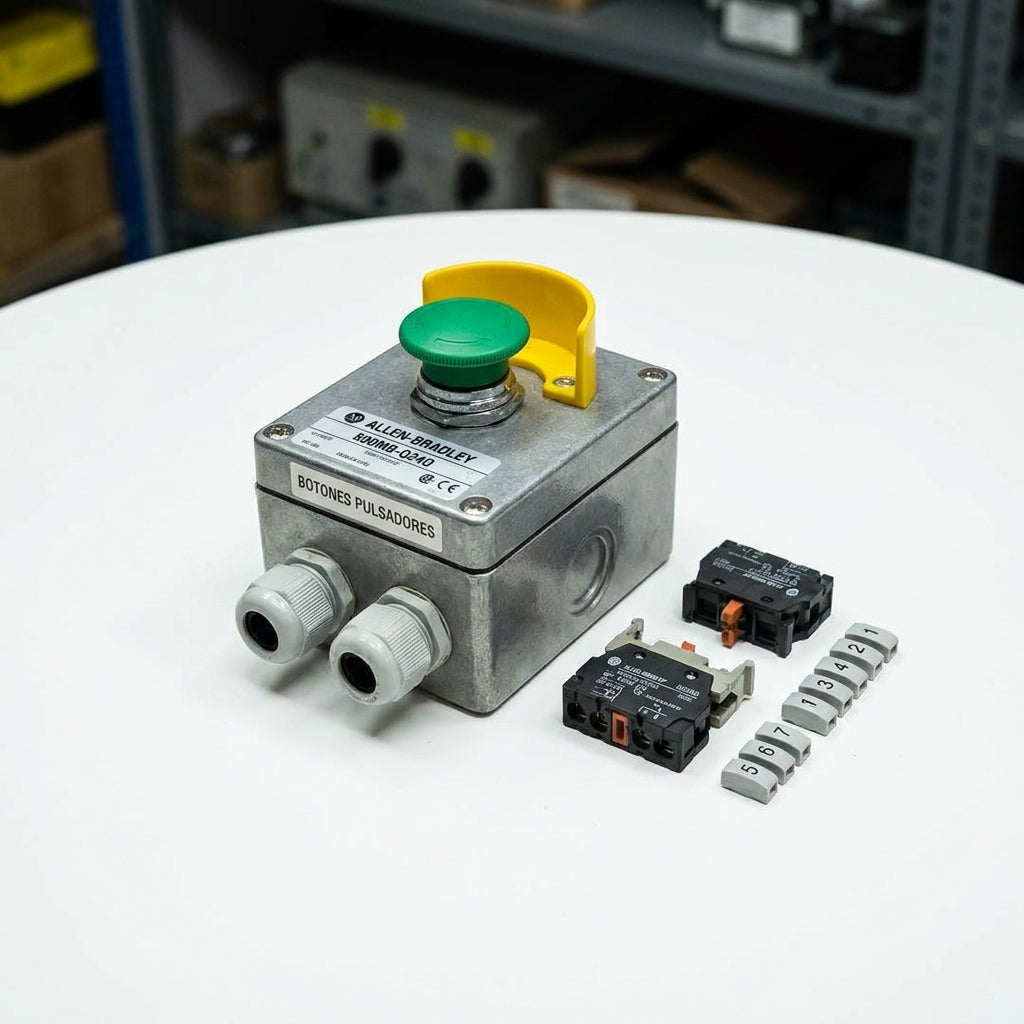 ALLEN-BRADLEY 800MB-Q24G BOTONES PULSADORES BOTONERAS Y ACCESORIOS
