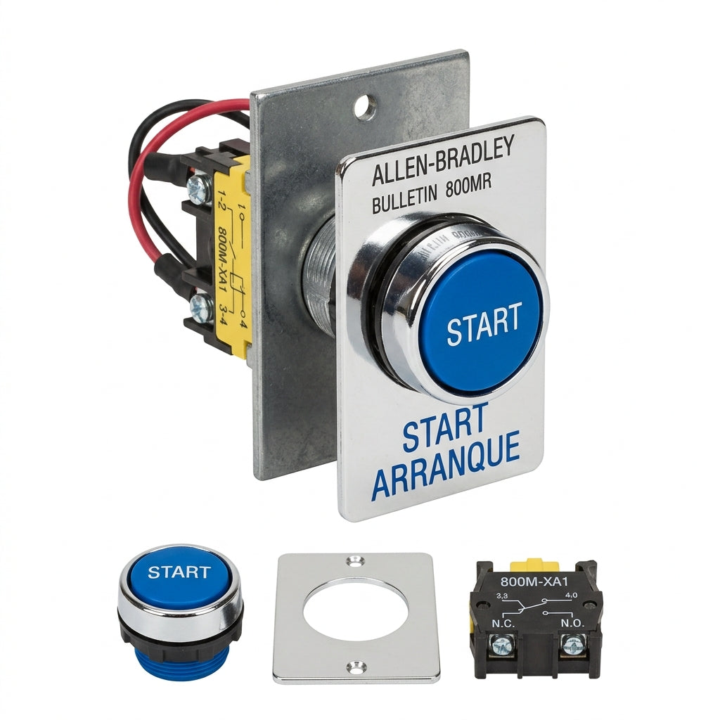 ALLEN-BRADLEY 800MR-A1A4 BOTONES PULSADORES BOTONERAS Y ACCESORIOS