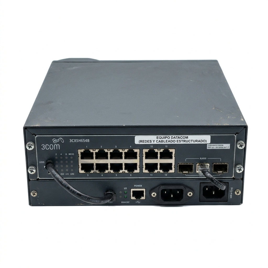 3COM 3CXSH654B EQUIPO DATACOM (REDES Y CABLEADO ESTRUCTURADO)