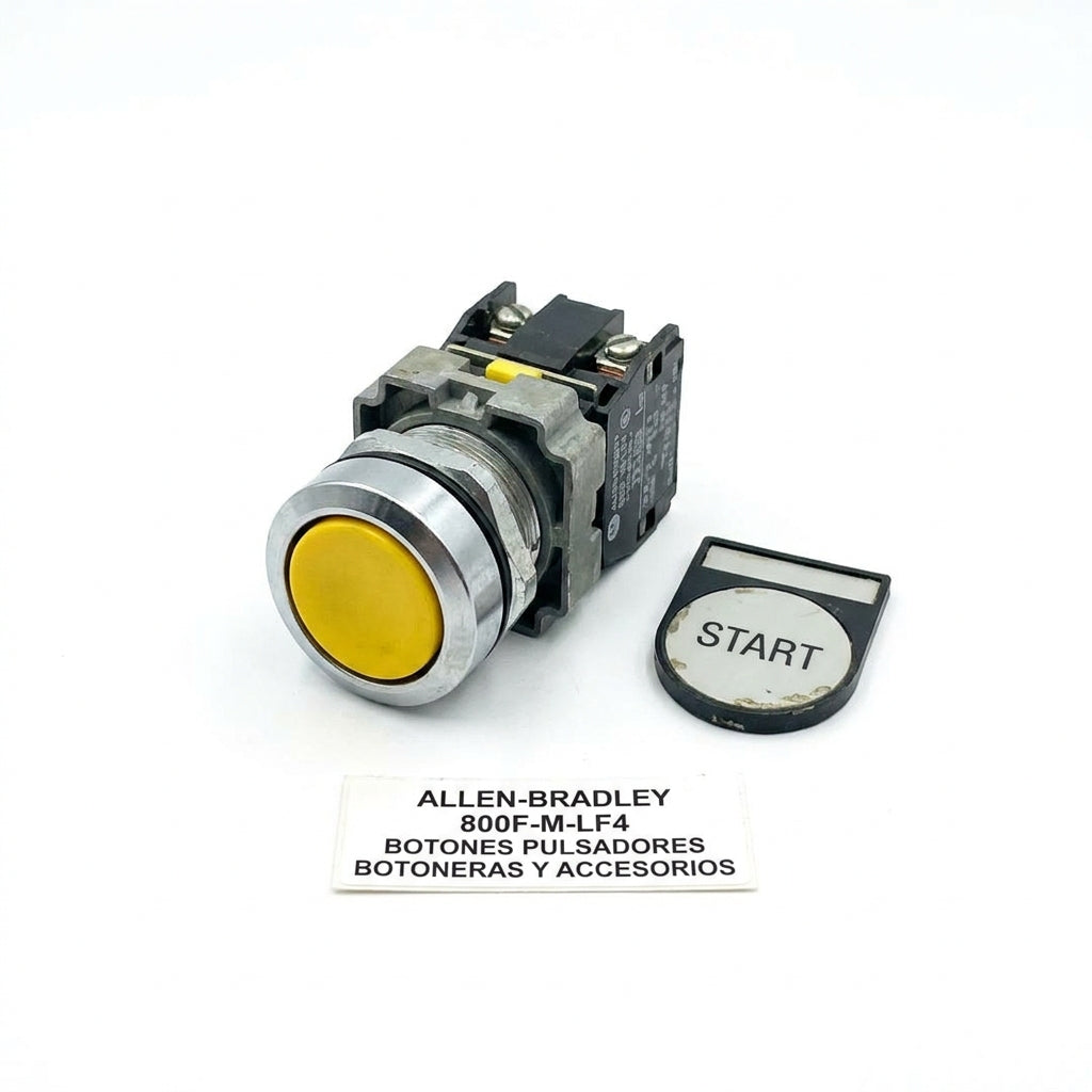 ALLEN-BRADLEY 800F-M-LF4 BOTONES PULSADORES BOTONERAS Y ACCESORIOS