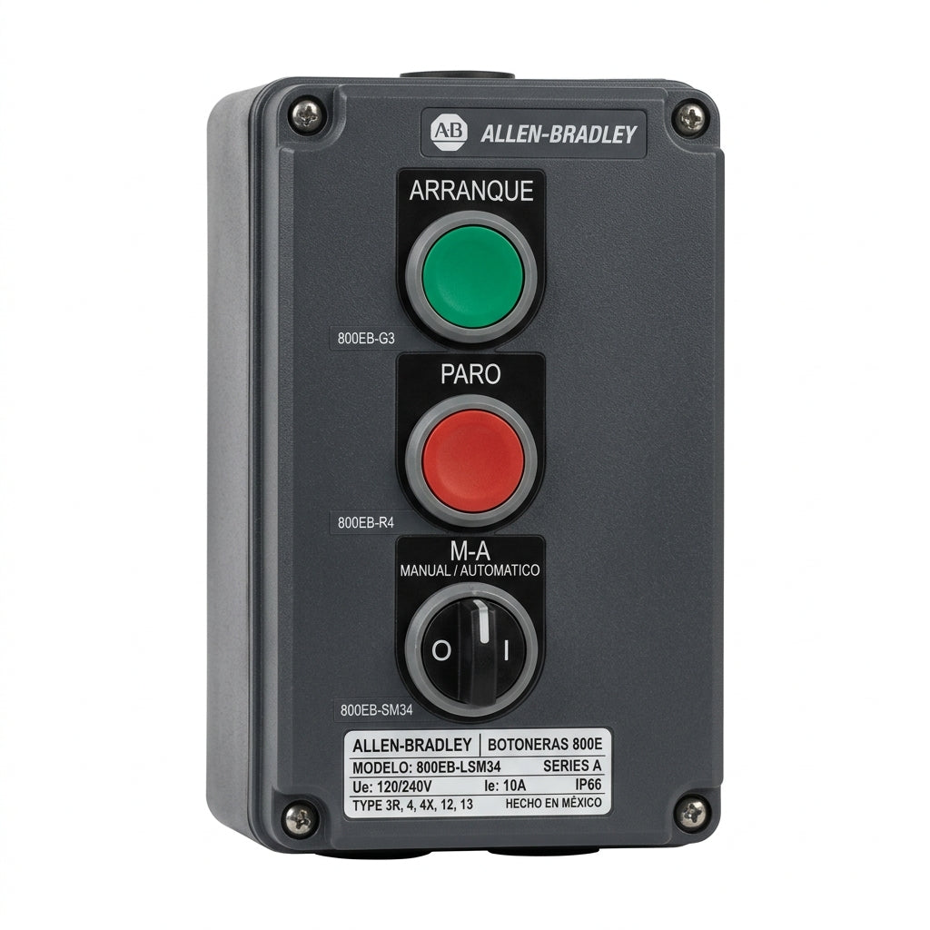 ALLEN-BRADLEY 800EB-LSM34 BOTONES PULSADORES BOTONERAS