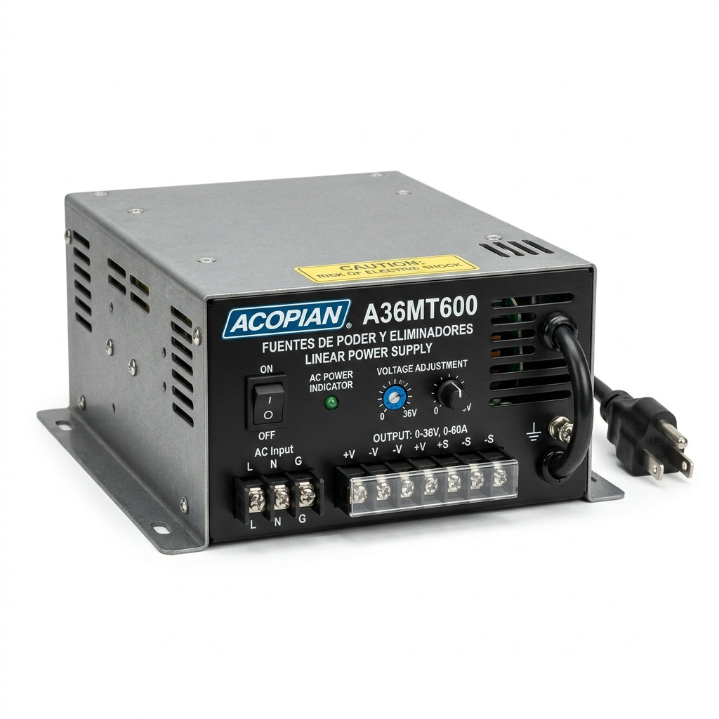 ACOPIAN A36MT600 FUENTES DE PODER Y ELIMINADORES