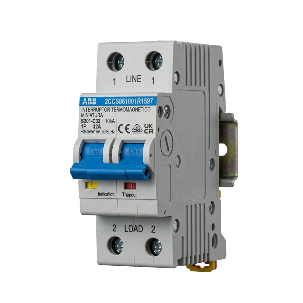ABB 2CCS861001R1597 INTERRUPTORES TERMOMAGNETICOS MINIATURA RIEL DIN