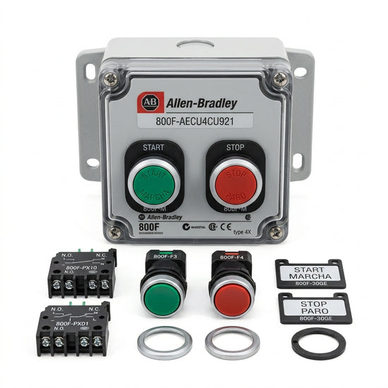 ALLEN-BRADLEY 800F-AECU4CU921 BOTONES PULSADORES BOTONERAS Y ACCESORIOS