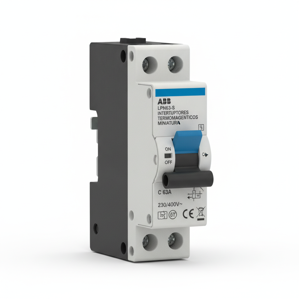 ABB LPN63-S INTERRUPTORES TERMOMAGNETICOS MINIATURA RIEL DIN