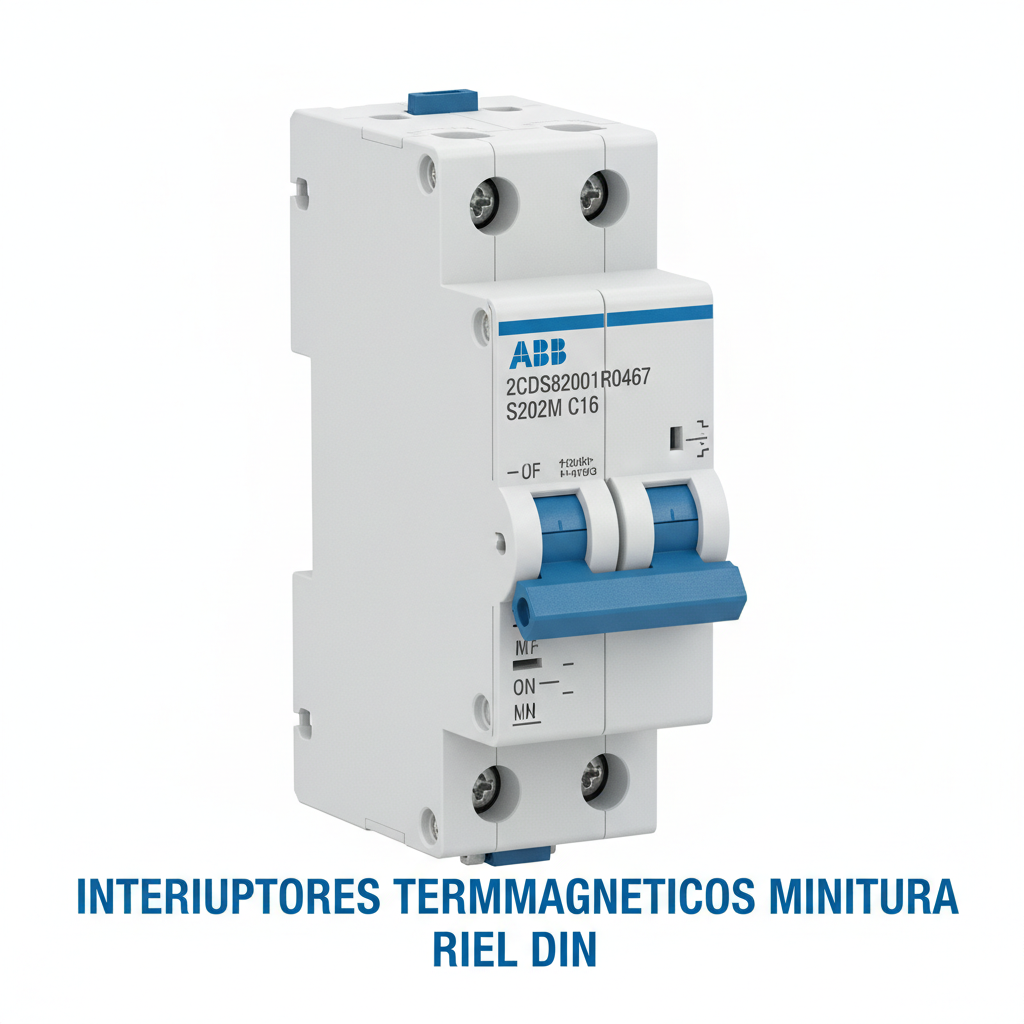ABB 2CDS282001R0467 INTERRUPTORES TERMOMAGNETICOS MINIATURA RIEL DIN