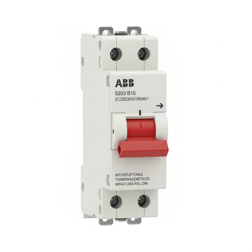 ABB 2CDS283001R0467 INTERRUPTORES TERMOMAGNETICOS MINIATURA RIEL DIN