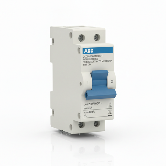 ABB 2CCS863001R0631 INTERRUPTORES TERMOMAGNETICOS MINIATURA RIEL DIN
