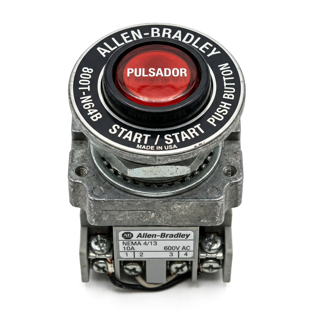 ALLEN-BRADLEY 800T-N64B BOTONES PULSADORES BOTONERAS Y ACCESORIOS