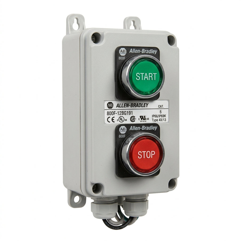 ALLEN-BRADLEY 800F-12BG191 BOTONES PULSADORES BOTONERAS Y ACCESORIOS