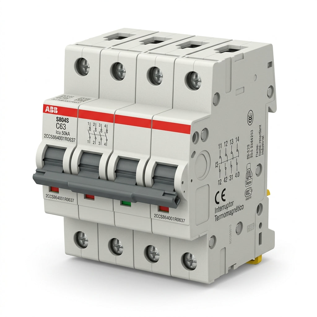 ABB 2CCS864001R0637 INTERRUPTORES TERMOMAGNETICOS MINIATURA RIEL DIN