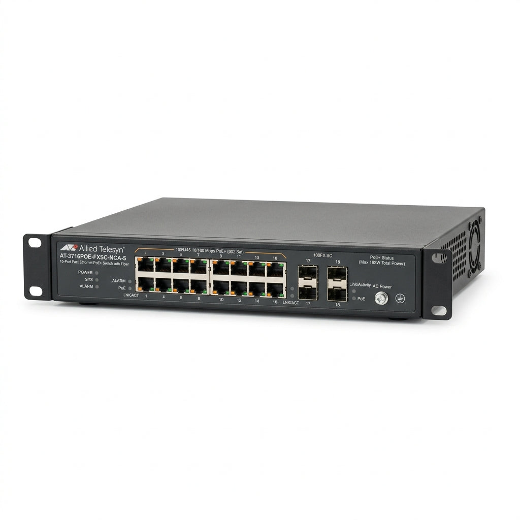 ALLIED-TELESYN AT-2716POE-FXSC-NCA-5 EQUIPO DATACOM (REDES Y CABLEADO ESTRUCTURADO)