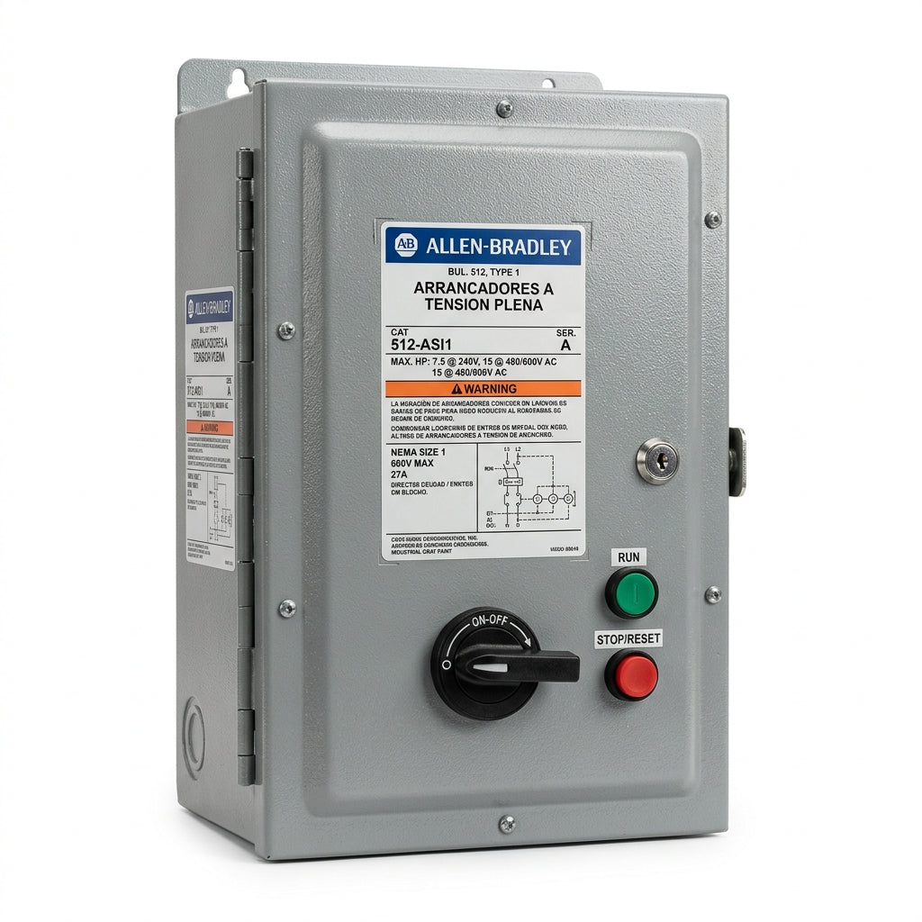 ALLEN-BRADLEY 512-ASI1 ARRANCADORES A TENSION PLENA