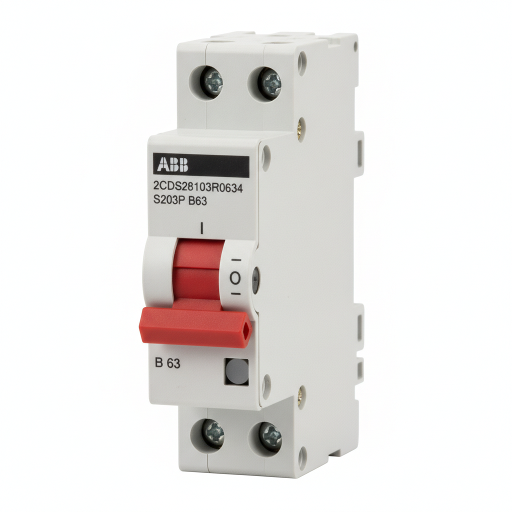 ABB 2CDS283103R0634 INTERRUPTORES TERMOMAGNETICOS MINIATURA RIEL DIN