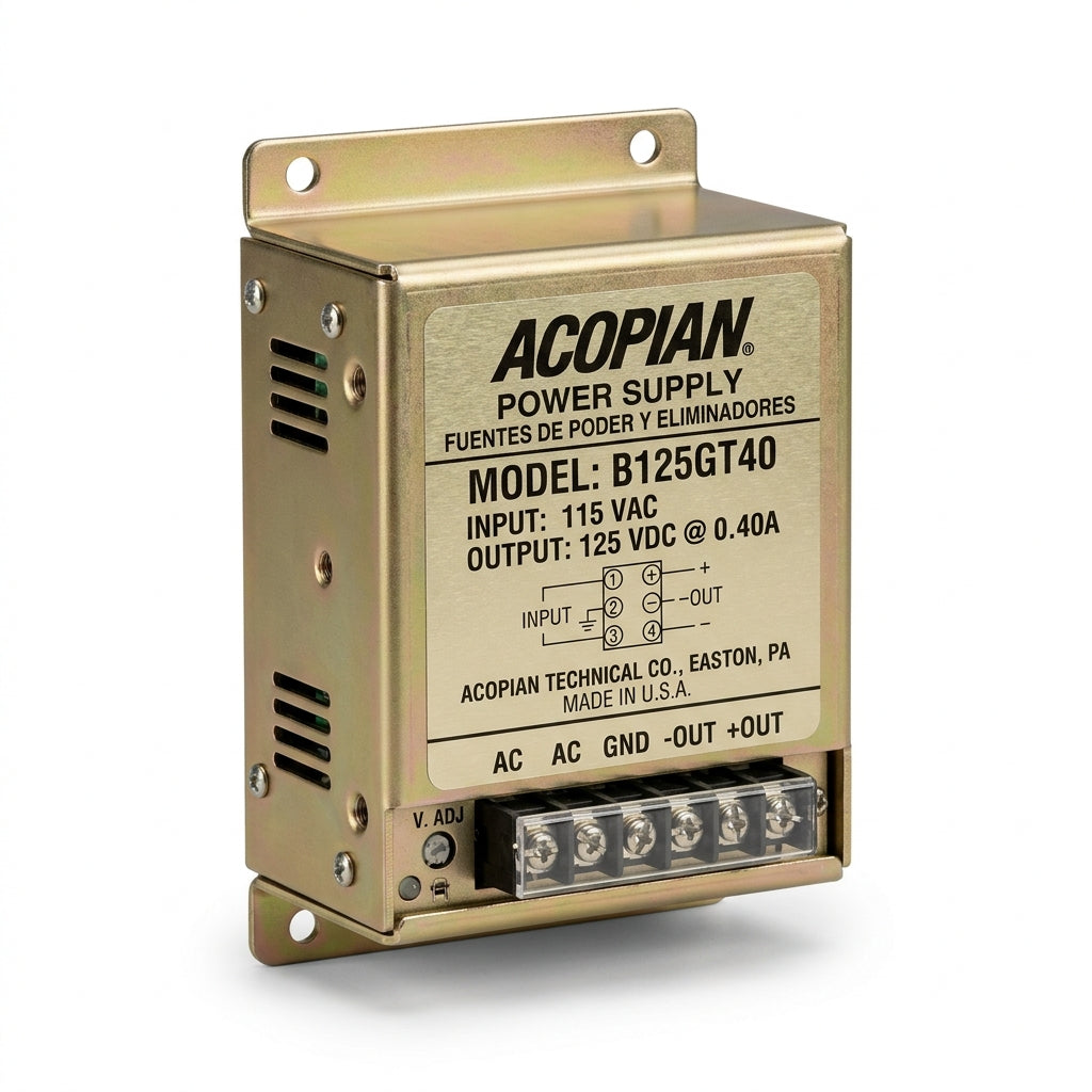 ACOPIAN B125GT40 FUENTES DE PODER Y ELIMINADORES