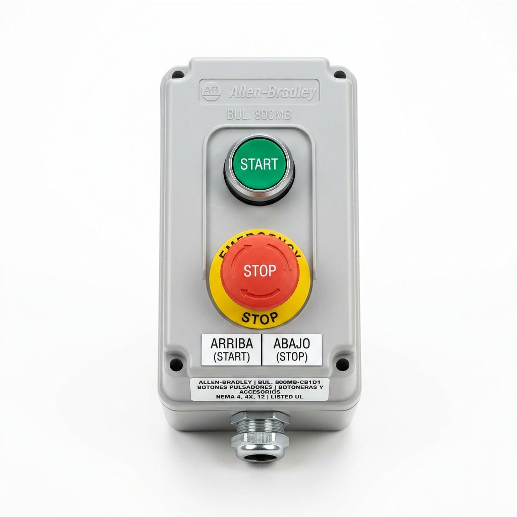 ALLEN-BRADLEY 800MB-CB1D1 BOTONES PULSADORES BOTONERAS Y ACCESORIOS