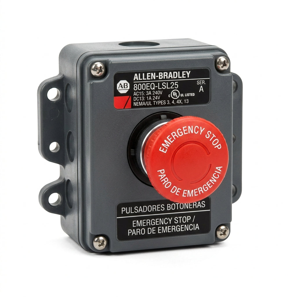 ALLEN-BRADLEY 800EQ-LSL25 BOTONES PULSADORES BOTONERAS