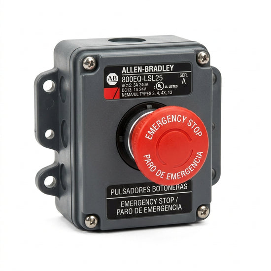 ALLEN-BRADLEY 800EQ-LSL25 BOTONES PULSADORES BOTONERAS