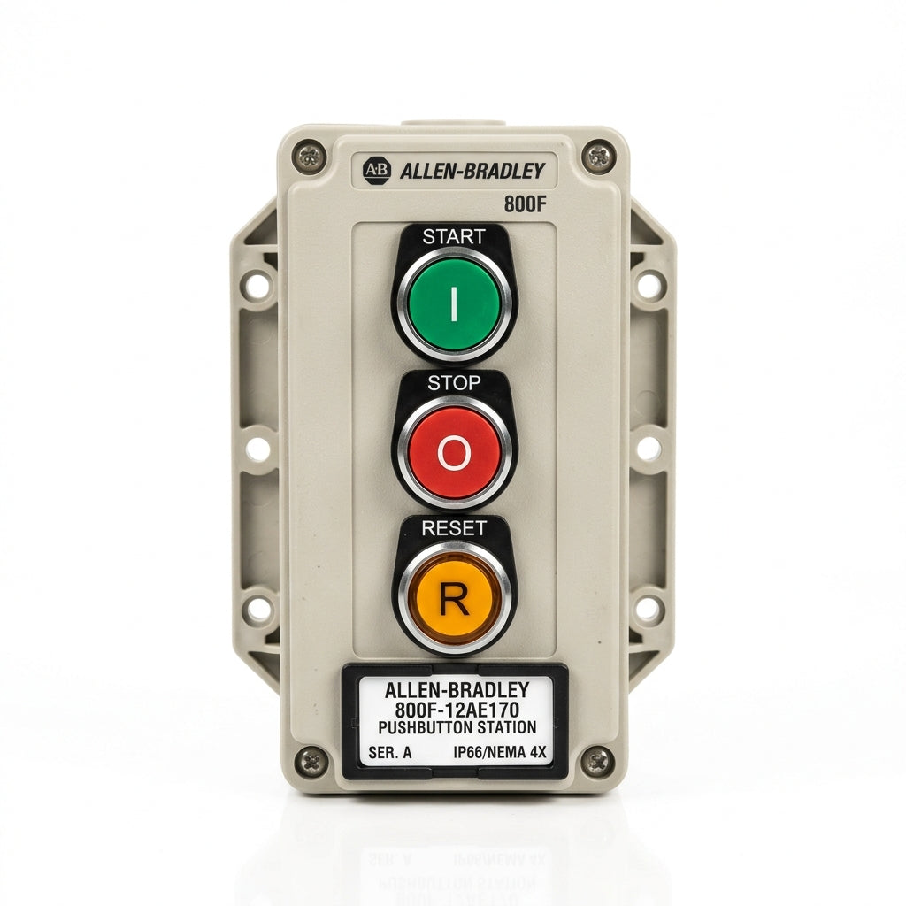 ALLEN-BRADLEY 800F-12AE170 BOTONES PULSADORES BOTONERAS Y ACCESORIOS